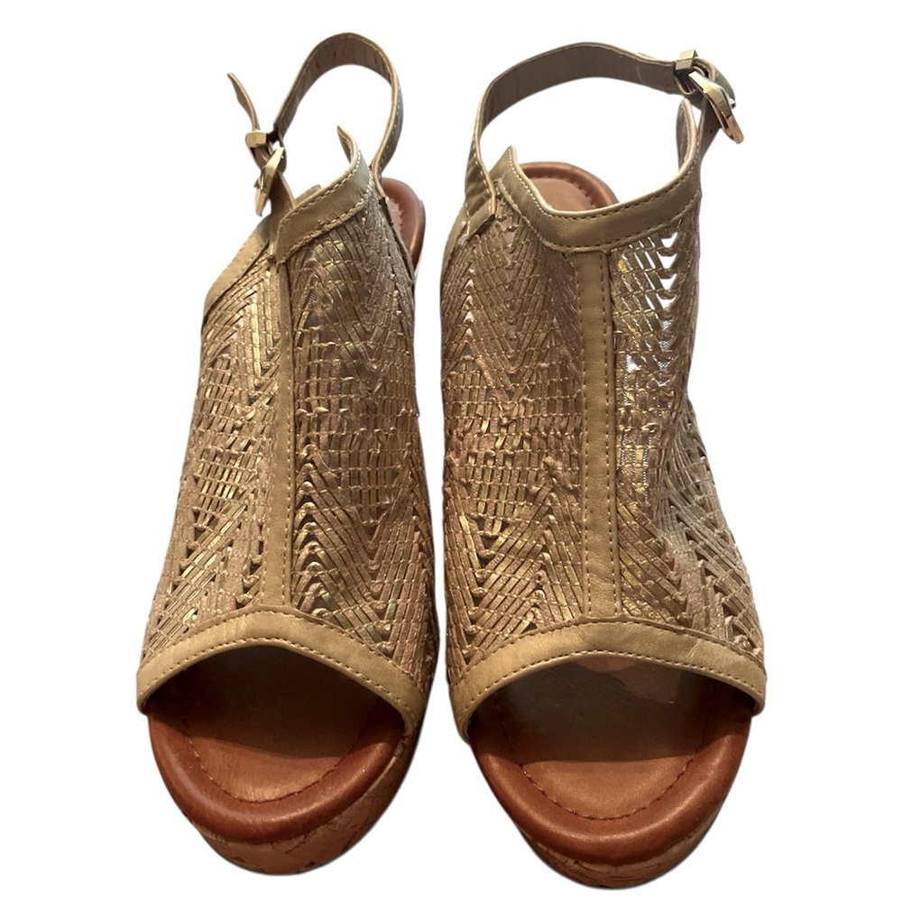 Hot Tomato Wedge Sandals